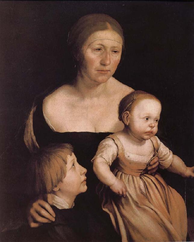 Hans Holbein The artist s wife abuse Germany oil painting art